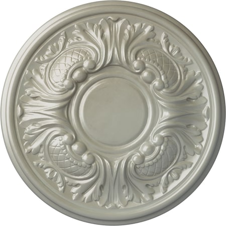Ekena Millwork Wakefield Ceiling Medallion (Fits Canopies up to 3 5/8"), 11 3/4"OD x 1 1/4"P, Flash Copper CM11WAFCS